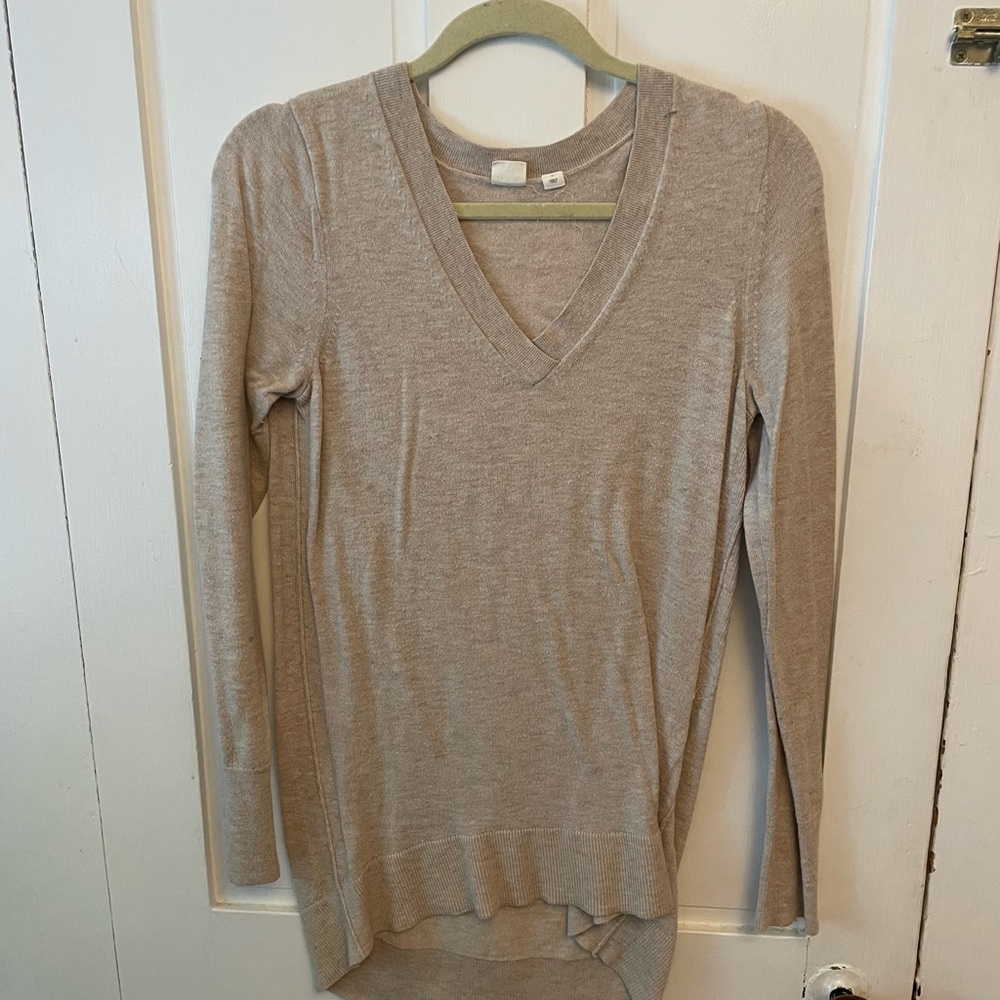Long sleeved maternity sweater
